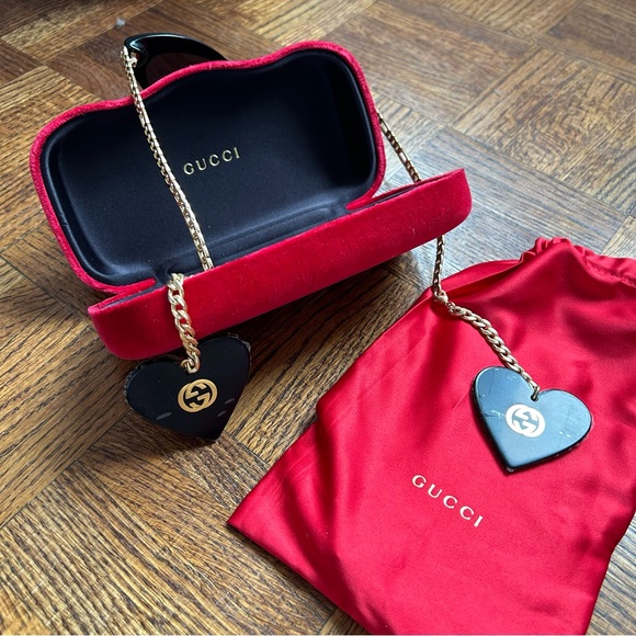 Gucci GG0978S Sunglasses in Black/grey BRAND NEW AUTHENTIC - Picture 9 of 11